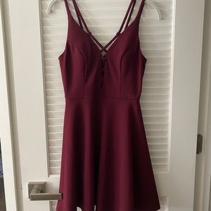 Maroon Speechless Dress